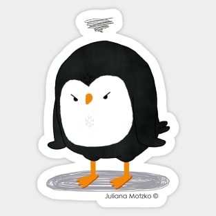 Grumpy Penguin 2 Sticker